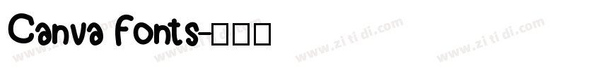 Canva Fonts字体转换